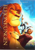 The Lion King 1994 movie poster Matthew Broderick Roger Allers Animation Cats 3-D