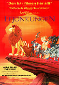 The Lion King 1994 movie poster Matthew Broderick Roger Allers Animation Cats