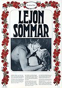 Lejonsommar 1968 movie poster Sven-Bertil Taube Essy Persson Margareta Sjödin