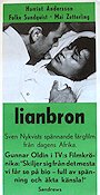 Lianbron 1965 poster Harriet Andersson Sven Nykvist