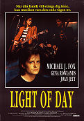 Light of Day 1987 movie poster Michael J Fox Gena Rowlands Joan Jett Paul Schrader Rock and pop Celebrities