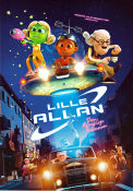 Lille Allan den menneskelige antenne 2022 movie poster Anders W Berthelsen Amalie N�sby Fick Animation Denmark