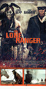 The Lone Ranger 2013 movie poster Johnny Depp Armie Hammer Gore Verbinski From comics