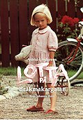 Lotta på Bråkmakargatan 1992 movie poster Grete Havnesköld Johanna Hald Writer: Astrid Lindgren