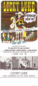 Lucky Luke 1971 movie poster René Goscinny Writer: Morris-Goscinny From comics Animation