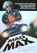 Mad Max 1980 movie poster Mel Gibson Country: Australia