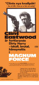 Magnum Force 1973 movie poster Clint Eastwood Hal Holbrook Mitchell Ryan Ted Post Find more: Dirty Harry Guns weapons
