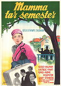 Mamma tar semester 1957 movie poster Gerd Hagman George Fant Karl-Arne Holmsten Schamyl Bauman Travel