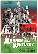 The Kentuckian 1955 poster Diana Lynn Burt Lancaster