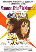 Man of La Mancha 1973 movie poster Sophia Loren Peter O´Toole Arthur Hiller