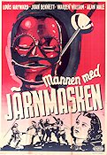 The Man in the Iron Mask 1939 movie poster Louis Hayward Joan Bennett James Whale Writer: Alexander Dumas Adventure and matine