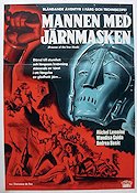 Prisoner of the Iron Mask 1962 movie poster Michel Lemoine Adventure and matine