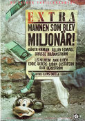 Mannen som blev miljonär 1980 movie poster Gösta Ekman Brasse Brännström Allan Edwall Mats Arehn Money