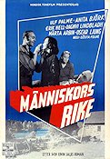 Människors rike 1949 movie poster Ulf Palme Anita Björk Writer: Sven Edvin Salje