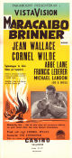 Maracaibo 1958 movie poster Jean Wallace Abbe Lane Michael Landon Cornel Wilde Fire
