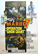 Maroc 7 operation Simon Grant 1968 poster Gene Barry