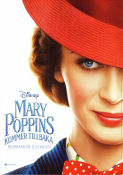 Mary Poppins Returns 2018 movie poster Emily Blunt Lin-Manuel Miranda Ben Whishaw Rob Marshall