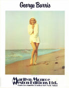 Marylin Monroe Beach Weston Edition 1988 poster Marilyn Monroe Poster artwork: George Barris