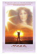 Mask 1985 movie poster Cher Eric Stoltz Sam Elliott Peter Bogdanovich Beach