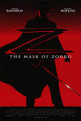 The Mask of Zorro 1998 movie poster Antonio Banderas Anthony Hopkins Catherine Zeta-Jones