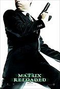 The Matrix Reloaded 2003 movie poster Hugo Weaving Agent Smith Andy Wachowski