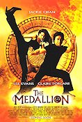The Medallion 2003 movie poster Jackie Chan Lee Evans Claire Forlani Gordon Chan
