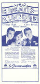 Midnight Club 1933 movie poster Clive Brook George Raft Helen Vinson Alexander Hall