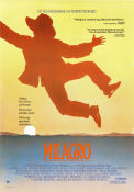 The Milagro Beanfield War 1987 movie poster Ruben Blades Richard Bradford Sonia Braga Robert Redford