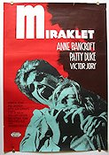 The Miracle Worker 1962 movie poster Anne Bancroft Patty Duke Victor Jory Inga Swenson Andrew Prine Arthur Penn