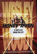Money Train 1995 movie poster Wesley Snipes Woody Harrelson Jennifer Lopez Trains
