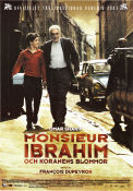 Monsieur Ibrahim et les fleurs du Coran 2003 movie poster Omar Sharif Pierre Boulanger Gilbert Melki Francois Dupeyron