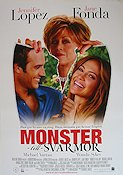 Monster-In-Law 2005 movie poster Jennifer Lopez Michael Vartan Jane Fonda Robert Luketic