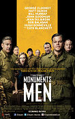 The Monuments Men 2014 poster Matt Damon George Clooney
