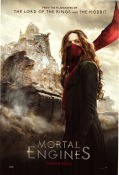Mortal Engines 2018 movie poster Hera Hilmar Robert Sheehan Hugo Weaving Christian Rivers