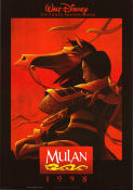 Mulan 1998 poster Ming-Na Wen Tony Bancroft
