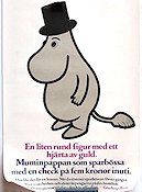 Mumintrollet 1970 poster Find more: Mumin Find more: Göteborgs bank