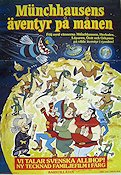 Münchhausens äventyr på månen 1983 movie poster Jean Image Animation