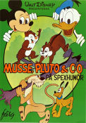 Musse Pluto och C:O på spexhumör 1975 poster Musse Pigg