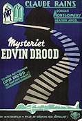 Mystery of Edwin Drood 1935 movie poster Claude Rains Douglass Montgomery Heather Angel Stuart Walker