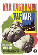 När ungdomen vaknar 1943 movie poster Eva Henning Anders Ek Margit Manstad Gunnar Olsson Poster artwork: Wingstedt