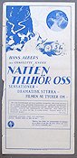 Die Nacht gehört uns 1932 movie poster Hans Albers Cars and racing Mountains