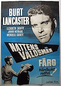 Desert Fury 1947 movie poster Burt Lancaster