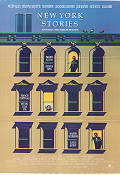 New York Stories 1989 movie poster Nick Nolte Mia Farrow Rosanna Arquette Woody Allen
