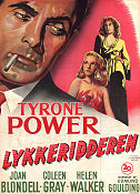 Nightmare Alley 1947 movie poster Tyrone Power Joan Blondell Coleen Gray Edmund Goulding Film Noir