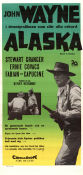 North to Alaska 1960 movie poster John Wayne Stewart Granger Fabian Ernie Kovacs Henry Hathaway