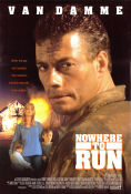 Nowhere to Run 1993 poster Jean-Claude Van Damme Robert Harmon