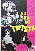 Hey Let´s Twist 1961 movie poster Joey Dee The Starliters Dance Rock and pop