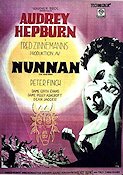 Nun´s Story 1959 movie poster Audrey Hepburn Peter Finch