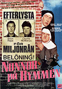 Nuns on the Run 1990 movie poster Eric Idle Robbie Coltrane Janet Suzman Jonathan Lynne Religion Police and thieves