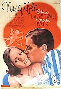 Nygifta 1941 movie poster Sture Lagerwall Vibeke Falk Eric Rohman art